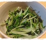 水菜の韓国海苔フレーク和え